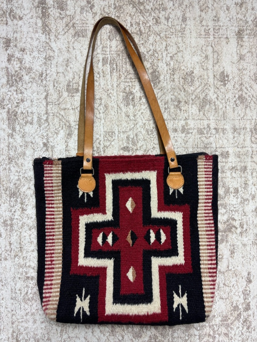 Southwest Cross Saddle Blanket‎ Tote Bag